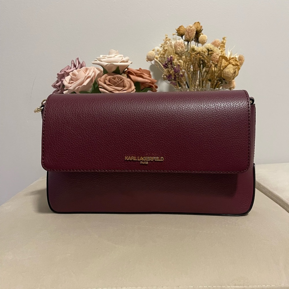 Karl Lagerfeld Red Crossbody Purse